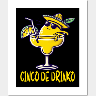 Cinco de Drinko with a humorous Posters and Art